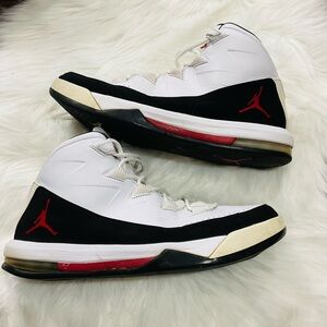 Nike Size 13 Air Jordan  Deluxe 2 White Sneakers Shoes